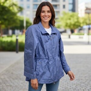 Light blue rain Jacket